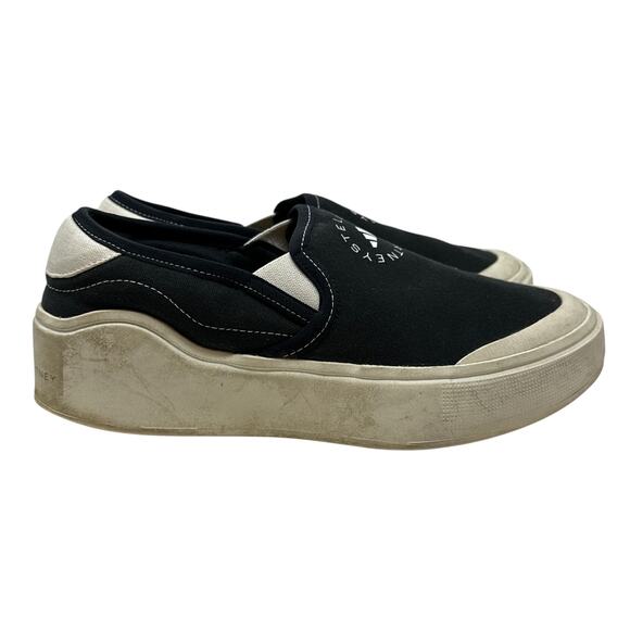 Adidas by Stella McCartney Court Slip-On Shoes Sneakers Platform Black Size US 9 - Picture 5 of 12